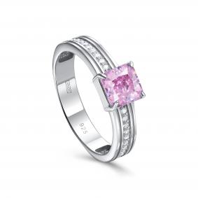Серебряное кольцо KABAROVSKY с бриллианитом и фианитом. K1-212-11400 K1-212-11400 фото