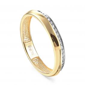 Кольцо из лимонного золота KABAROVSKY K1-2343-1000 с бриллиантом K1-2343-1000 фото