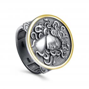 Кольцо из черненого серебра KABAROVSKY K1-243-0046 K1-243-0046 фото