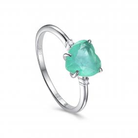 Серебряное кольцо KABAROVSKY K1-249-63000 с фианитом и алпанитом K1-249-63000 фото