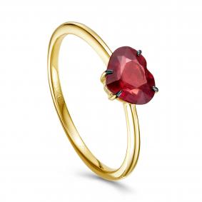 Золотое кольцо KABAROVSKY K1-2705-3489 с рубином K1-2705-3489 фото