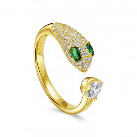 Серебряное кольцо KABAROVSKY K1-7007-41487 с фианитом K1-7007-41487 фото