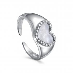 Серебряное кольцо KABAROVSKY K1-7009-6200 с перламутром K1-7009-6200 фото