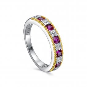 Серебряное кольцо KABAROVSKY K1-7024-41787 с фианитом K1-7024-41787 фото