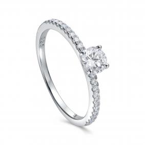 Серебряное кольцо KABAROVSKY K1-7033-7900 с фианитом K1-7033-7900 фото