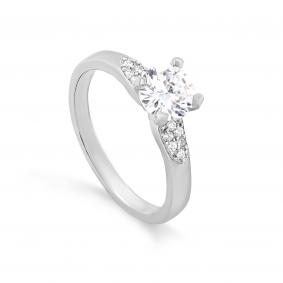 Серебряное кольцо KABAROVSKY K1-9030-7900 с фианитом K1-9030-7900 фото