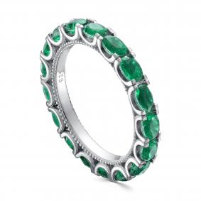 Серебряное кольцо KABAROVSKY K1-9038-60400 с алпанитом K1-9038-60400 фото