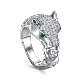 Серебряное кольцо KABAROVSKY K1-9060-0100 с фианитом K1-9060-0100 фото