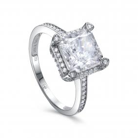 Серебряное кольцо KABAROVSKY K1-9061-7900 с фианитом K1-9061-7900 фото