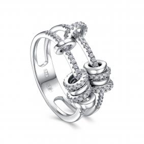 Серебряное кольцо KABAROVSKY K1-9064-7900 с фианитом K1-9064-7900 фото