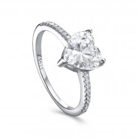 Серебряное кольцо KABAROVSKY K1-9066-7900 с фианитом K1-9066-7900 фото