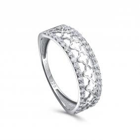 Серебряное кольцо KABAROVSKY K1-9071/9-7900 с фианитом K1-9071/9-7900 фото