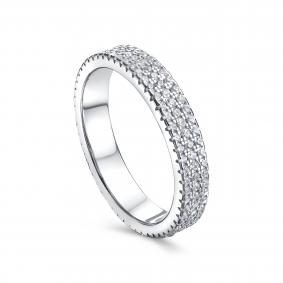 Серебряное кольцо KABAROVSKY K1-9075-7900 с фианитом K1-9075-7900 фото