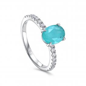 Серебряное кольцо KABAROVSKY K1-9092-63000 с фианитом K1-9092-63000 фото