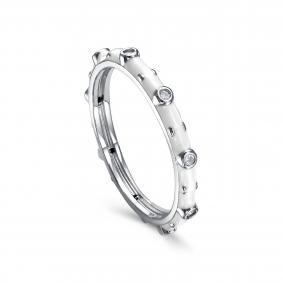 Серебряное кольцо KABAROVSKY K1-9103-7910 с фианитом и эмалью K1-9103-7910 фото