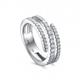 Серебряное кольцо KABAROVSKY K1-9166-7900 с фианитом K1-9166-7900 фото