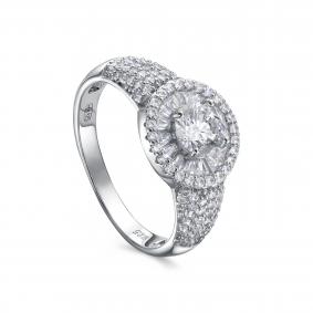 Серебряное кольцо KABAROVSKY K1-9170-7900 с фианитом K1-9170-7900 фото
