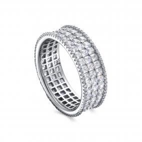 Серебряное кольцо KABAROVSKY K1-9176-7900 с фианитом K1-9176-7900 фото