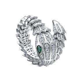 Серебряное кольцо Символ года Змея KABAROVSKY с фианитом K1-9190-40400 K1-9190-40400 фото