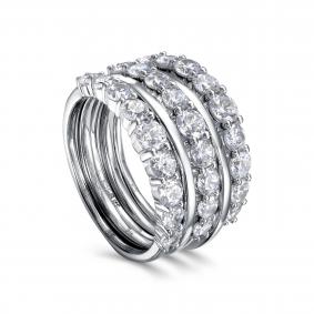 Серебряное кольцо KABAROVSKY K1-9215-7900 с фианитом K1-9215-7900 фото