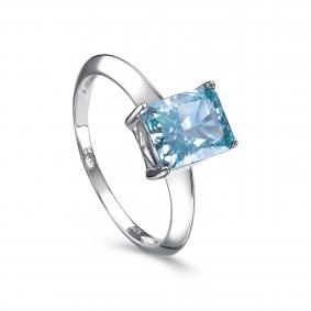 Серебряное кольцо KABAROVSKY K1-9246-41100 с фианитом K1-9246-41100 фото