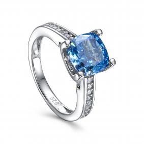 Серебряное кольцо KABAROVSKY K1-9248-40100 с фианитом K1-9248-40100 фото