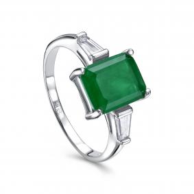 Серебряное кольцо KABAROVSKY K1-9250-60400 с фианитом и алпанитом K1-9250-60400 фото