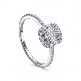 Серебряное кольцо KABAROVSKY K1-9278-7900 с фианитом K1-9278-7900 фото