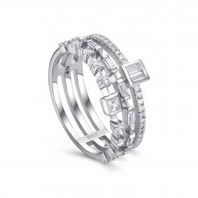 Серебряное кольцо KABAROVSKY K1-9285-7900 с фианитом K1-9285-7900 фото