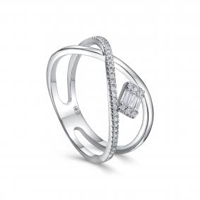 Серебряное кольцо KABAROVSKY K1-9288-7900 с фианитом K1-9288-7900 фото