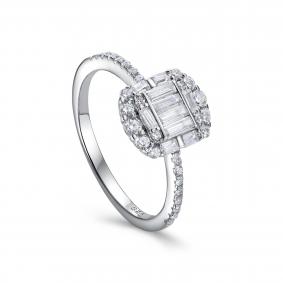 Серебряное кольцо KABAROVSKY K1-9290-7900 с фианитом K1-9290-7900 фото