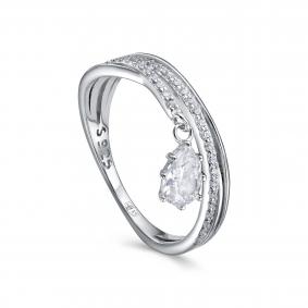 Серебряное кольцо KABAROVSKY K1-9292-7900 с фианитом K1-9292-7900 фото