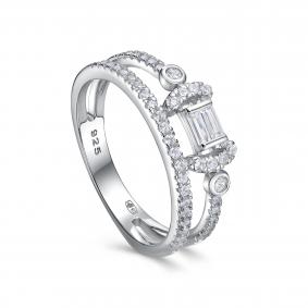 Серебряное кольцо KABAROVSKY K1-9298-7900 с фианитом K1-9298-7900 фото