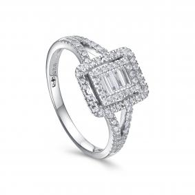 Серебряное кольцо KABAROVSKY K1-9301-7900 с фианитом K1-9301-7900 фото
