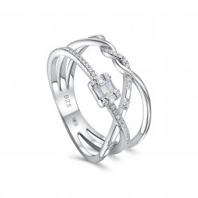 Серебряное кольцо KABAROVSKY K1-9302-7900 с фианитом K1-9302-7900 фото