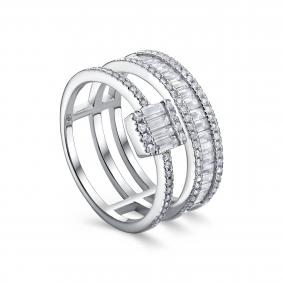 Серебряное кольцо KABAROVSKY K1-9307-7900 с фианитом K1-9307-7900 фото