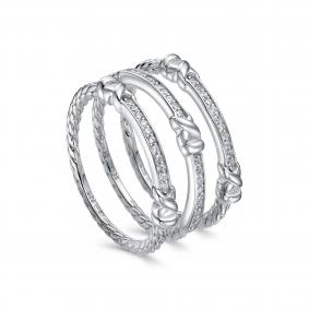 Серебряное кольцо KABAROVSKY K1-9316-7900 с фианитом K1-9316-7900 фото