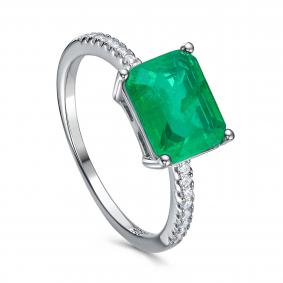 Серебряное кольцо KABAROVSKY K1-9321-60400 с фианитом и алпанитом K1-9321-60400 фото