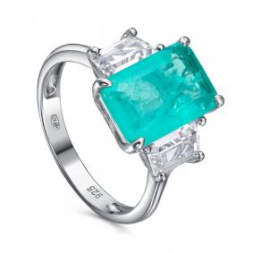 Серебряное кольцо KABAROVSKY K1-9322-63000 с фианитом и алпанитом K1-9322-63000 фото