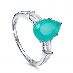 Серебряное кольцо KABAROVSKY K1-9326-63000 с фианитом и алпанитом K1-9326-63000 фото