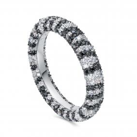 Серебряное кольцо KABAROVSKY K1-9327-41000 с фианитом K1-9327-41000 фото