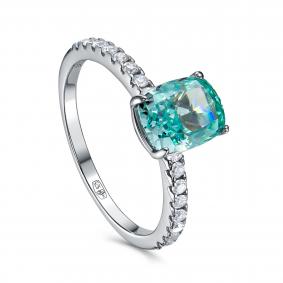 Серебряное кольцо KABAROVSKY с бриллианитом и фианитом K1-9337-13300 K1-9337-13300 фото