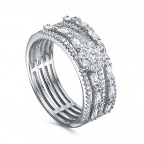 Серебряное кольцо KABAROVSKY K1-9338-7900 с фианитом K1-9338-7900 фото