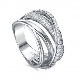 Серебряное кольцо KABAROVSKY K1-9345-7900 с фианитом K1-9345-7900 фото