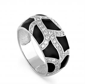 Серебряное кольцо KABAROVSKY K11-010-7902 с фианитом K11-010-7902 фото