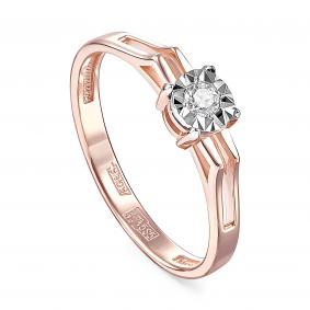 Золотое кольцо KABAROVSKY K11-01111-1000 с бриллиантом K11-01111-1000 фото