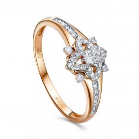 Золотое кольцо KABAROVSKY K11-02138-1000 с бриллиантом K11-02138-1000 фото