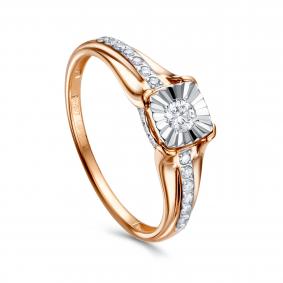 Золотое кольцо KABAROVSKY K11-02205-1000 с бриллиантом K11-02205-1000 фото