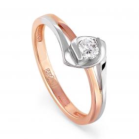 Золотое помолвочное кольцо KABAROVSKY с бриллиантом K11-0307-1000 K11-0307-1000 фото
