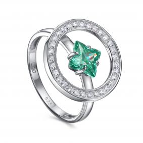 Серебряное кольцо KABAROVSKY K11-1038-13300 с фианитом K11-1038-13300 фото